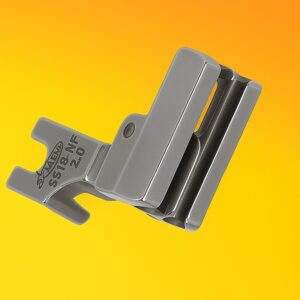 stopka do wszywania zamków krytych do stebnówek z transportem igłowym s518 nf